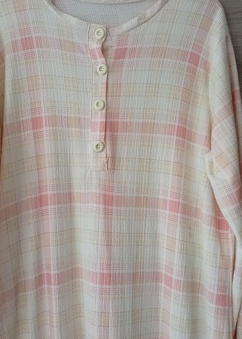 Diger Pembe Uzun Kollu Uzun Elbise - Görsel 2