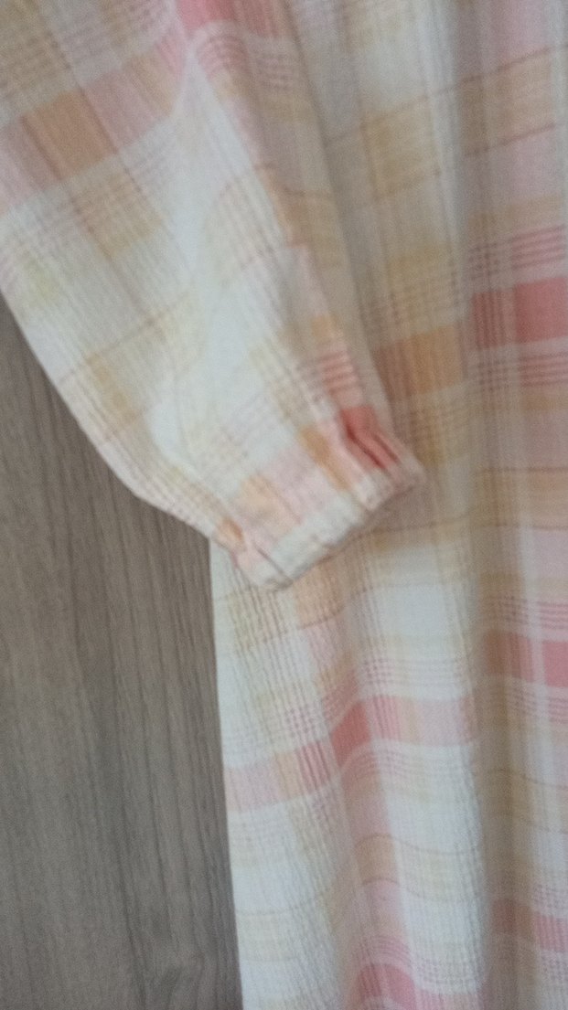 Diger Pembe Uzun Kollu Uzun Elbise - Görsel 4