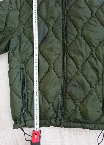 Kapüşonlu Fermuarlı Kadın Kışlık Mont - Görsel 6