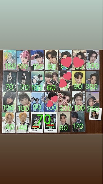 Kpop photocard plave bnd p1h svt nct billlie onewe
