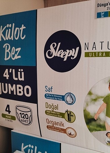 120 adet sleepy bez külot