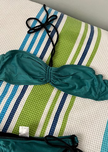 36 Beden yeşil Renk Yeşil İpli Kadın Bikini Takımı