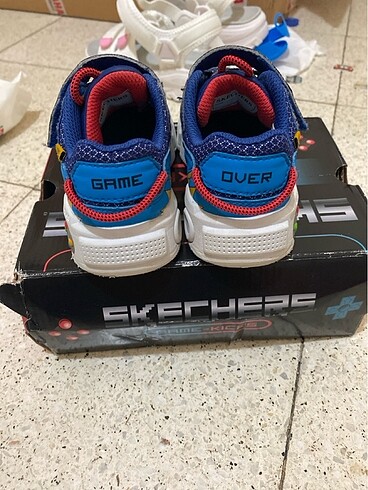 25 Beden mavi Renk Skechers gametronix ayakkabı 25