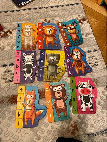 Beden Puedo ilk kelimelerim puzzle