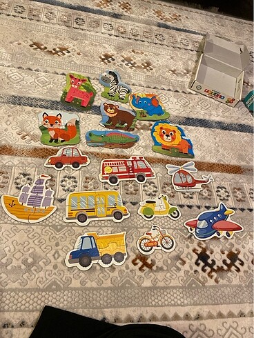 Taşıtlar ve hayvanlar puzzle