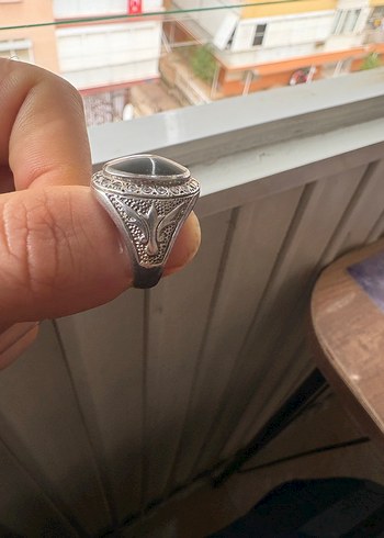 Erkek gümüş yüzük - Görsel 2