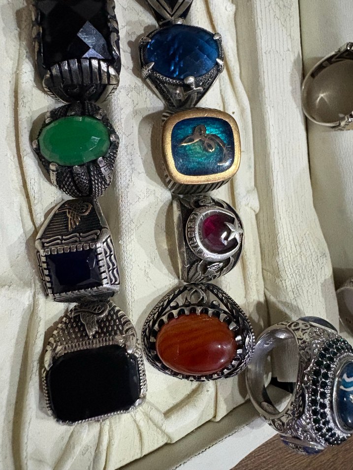 Gümüş  Erkek Yüzükleri - Görsel 4