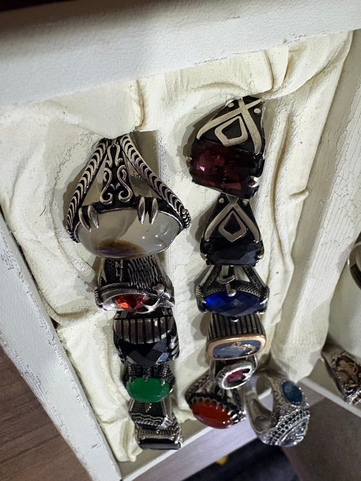 Gümüş  Erkek Yüzükleri - Görsel 3