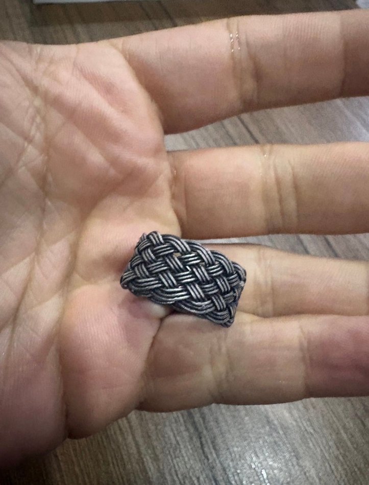 1000 ayar kazaz gümüş yüzük - Görsel 2