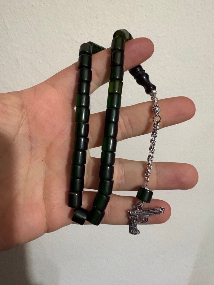 Sıkma kehribar tesbih - Görsel 2