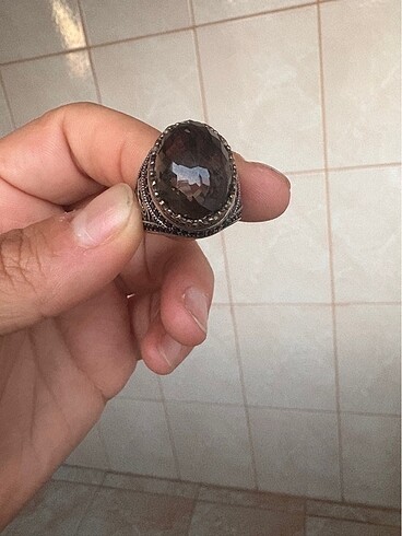 Erkek gümüş yüzük