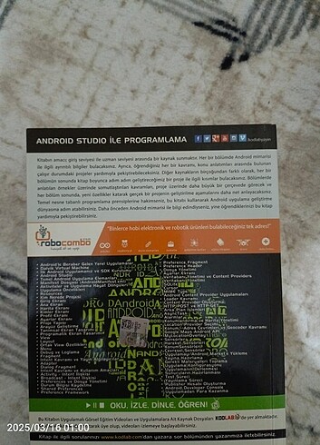 Android studio ile programlama