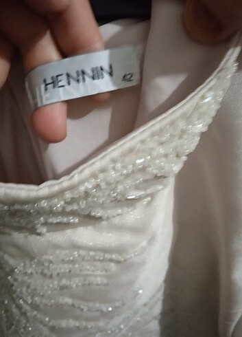 l Beden ten rengi Renk Abiye elbise