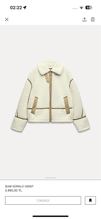 Zara ceket