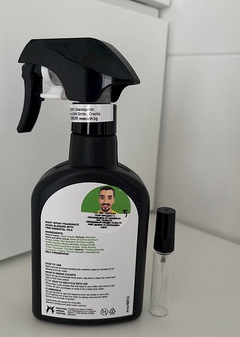LUSH BIG Vücut Spreyi dekant - Görsel 2
