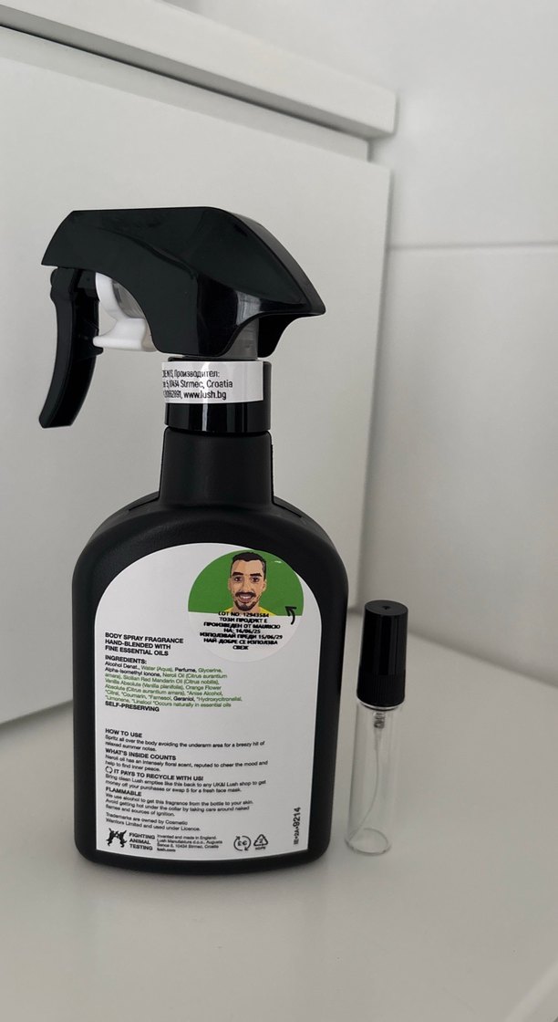 LUSH BIG Vücut Spreyi dekant - Görsel 2