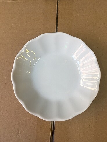 Porselen Çay Tabağı beyaz porland 11 cm 24 adet