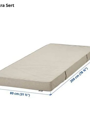 Ikea Yatak 2 tane mevcut 80x200 cm