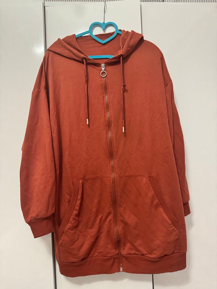 Kadın Kahverengi Fermuarlı Sweatshirt - Görsel 2