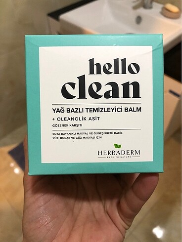Herbaderm Yağ Bazlı Temizleyici Balm