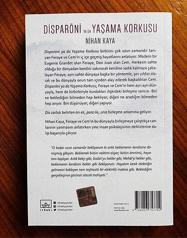 Disparöni yada Yaşama Korkusu Nihan Kaya
