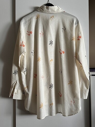 Por La Cara Keten Gömlek - Görsel 2