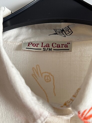 Por La Cara Keten Gömlek - Görsel 5