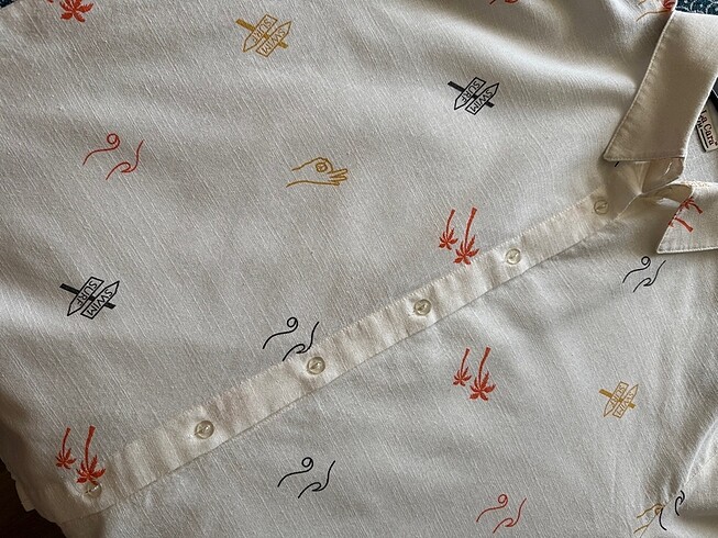 Por La Cara Keten Gömlek - Görsel 8