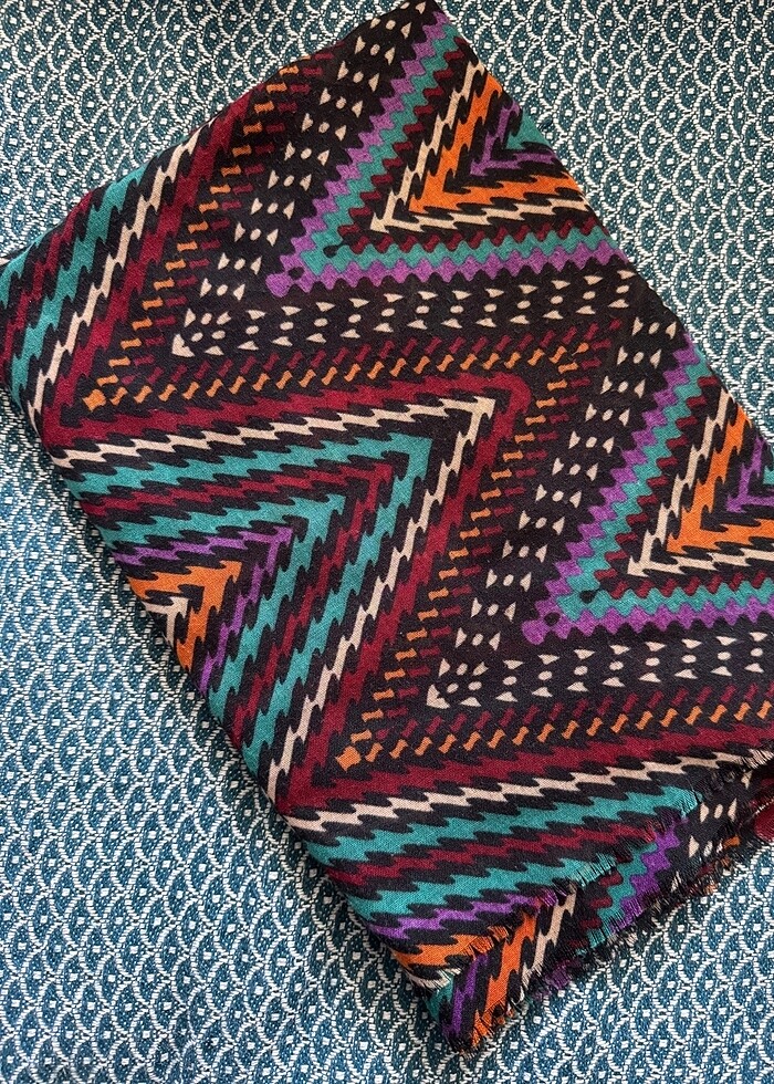 Koton Marka Renkli Şal - Görsel 3