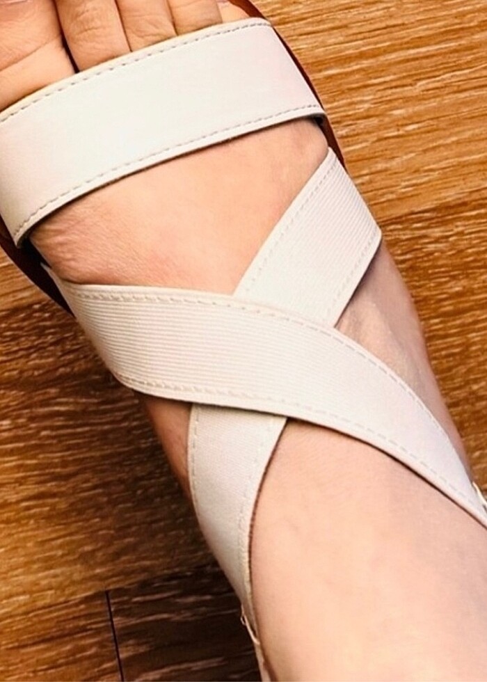 Graceland Beyaz Sandalet - Görsel 2