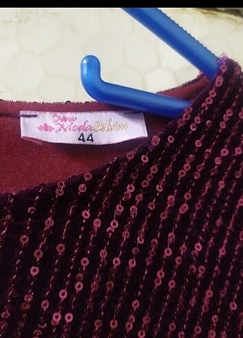 44 Beden Payetli abiye elbise