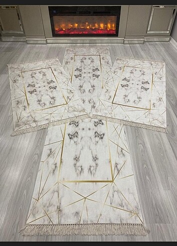 3lü Set Yolluklarımız Kaymaz Dot Taban 