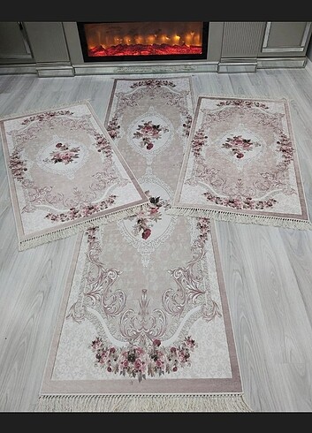 3lü Set Yolluklarımız Kaymaz Dot Taban 