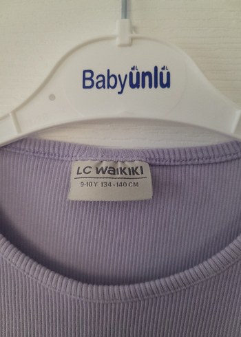 Kız Çocuk Lila Kısa Kollu Tişört - Görsel 3