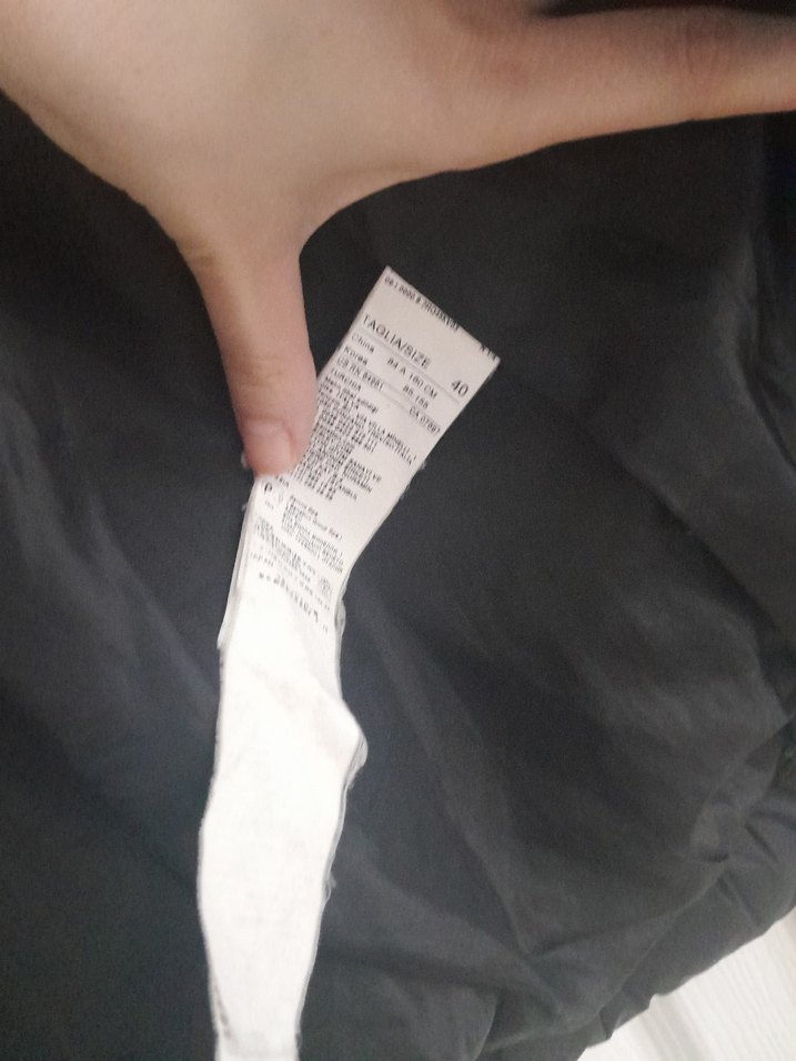 Düğmeli Siyah Kadın Kışlık Mont - Görsel 4