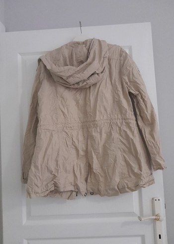 Kadın Bej Keten Midi Ceket - Görsel 2