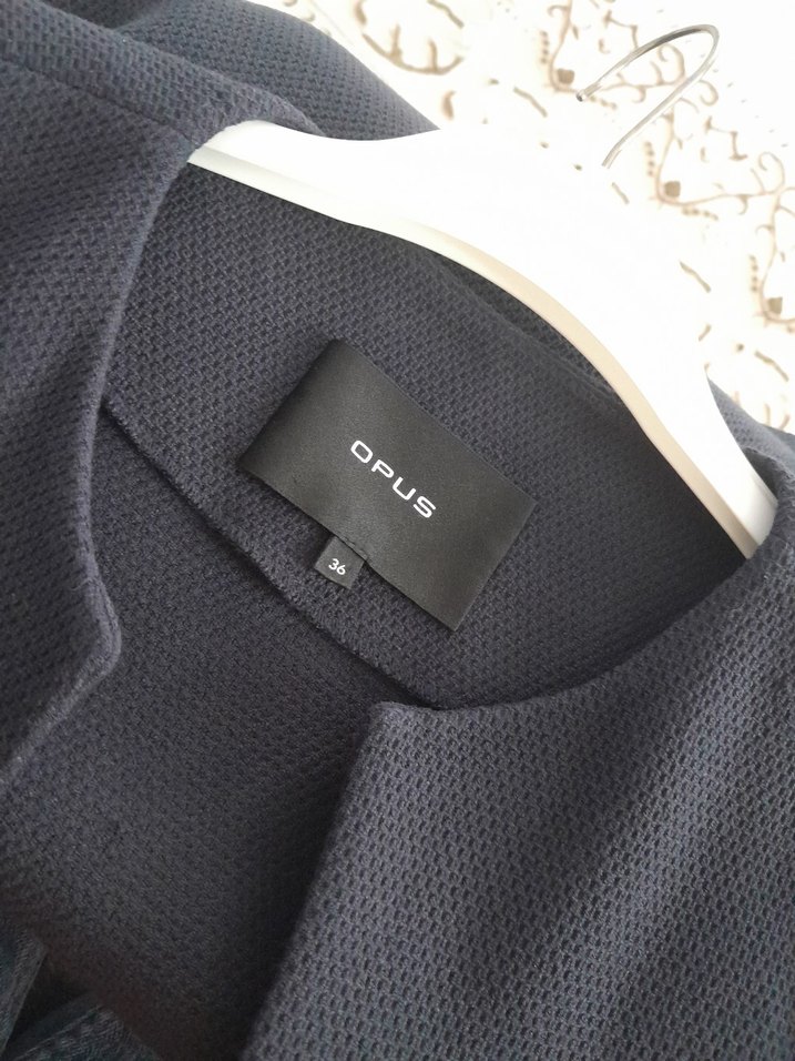 Siyah Düğmeli Kadın Blazer Ceket - Görsel 2