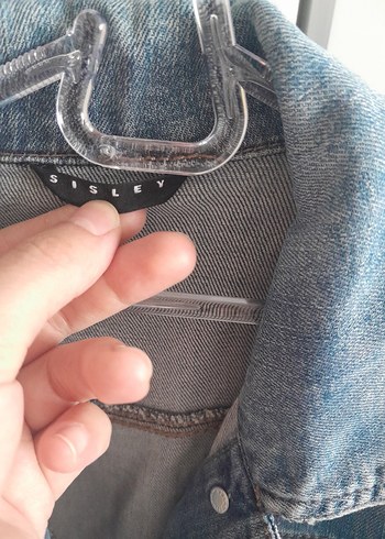Düğmeli Mavi çocuk Denim Ceket - Görsel 3