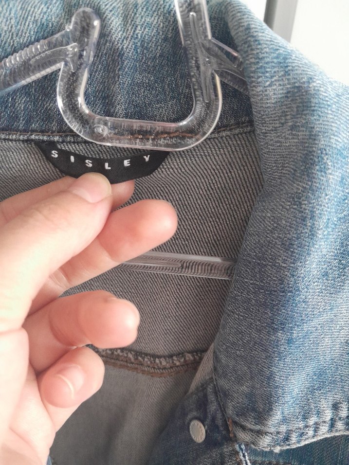 Düğmeli Mavi çocuk Denim Ceket - Görsel 3