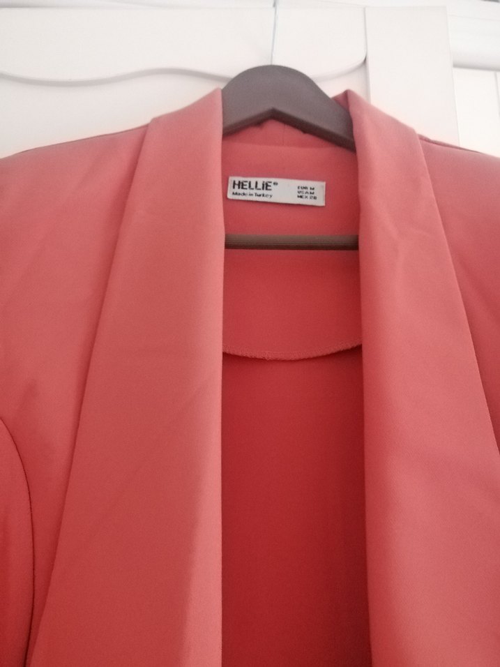 Drapeli Kısa Kadın Blazer Ceket - Görsel 2