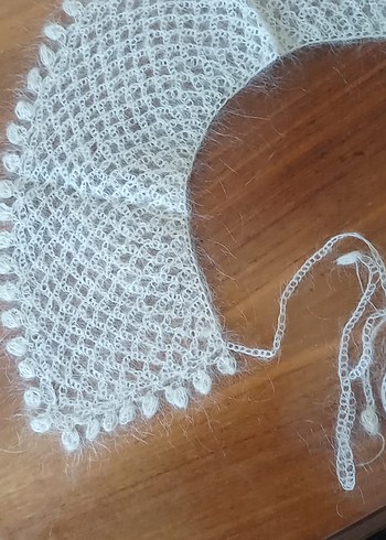 Dantel Detaylı Kadın Triko Şal - Görsel 2