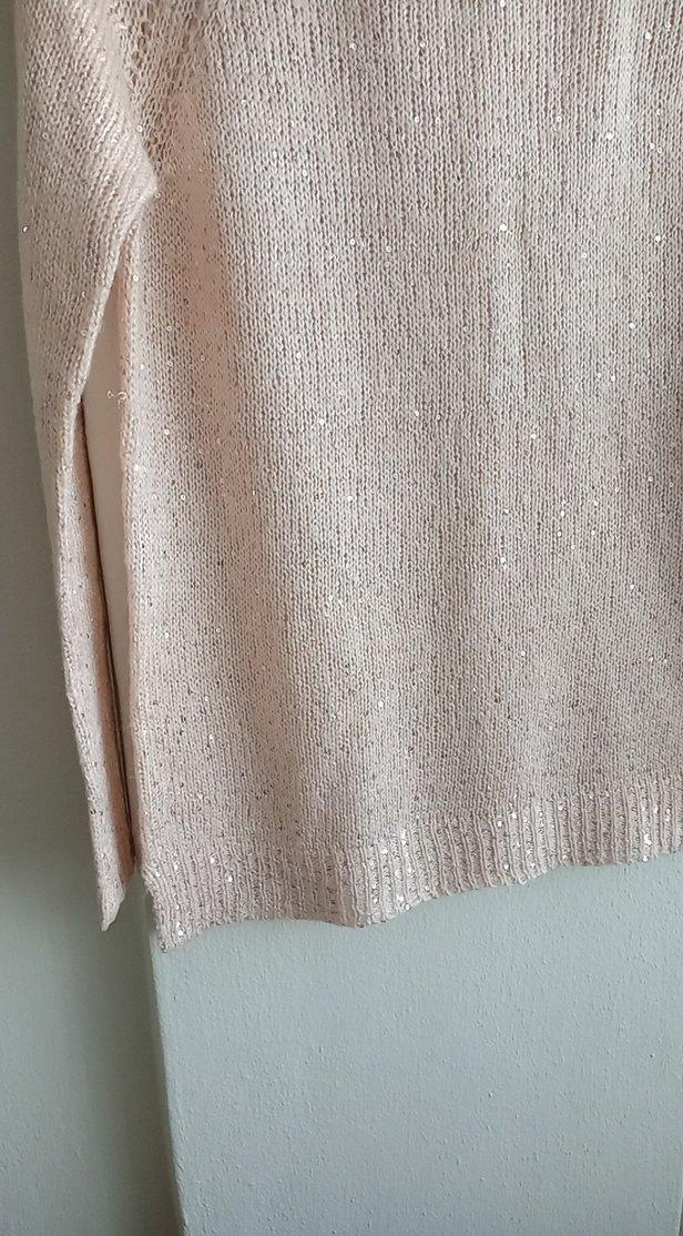 Pembe simli Kadın Kazak - Görsel 3