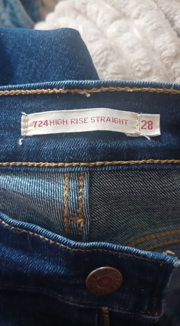 Parlak Mavi Kadın Denim Pantolon - Görsel 4