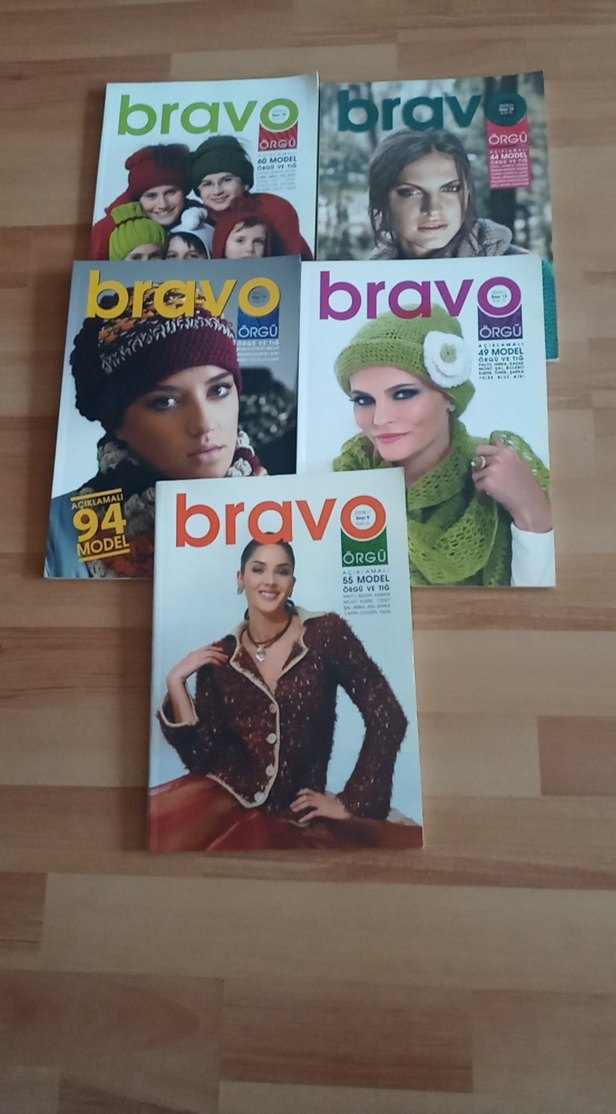 Bravo Örgü Dergisi Seti - 5 Sayı - Görsel 2