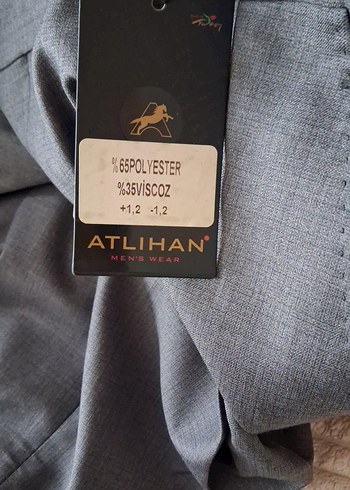 Gri Kemerli Erkek Kumaş Pantolon - Görsel 3