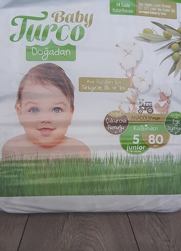Baby Turco 5 numara bebek bezi (71 ADET var icinde)