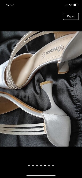 37,5 Beden gri Renk Gri stiletto
