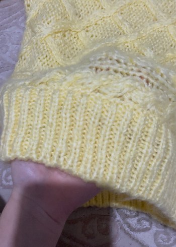 Sarı Kadın Kazak - Görsel 2