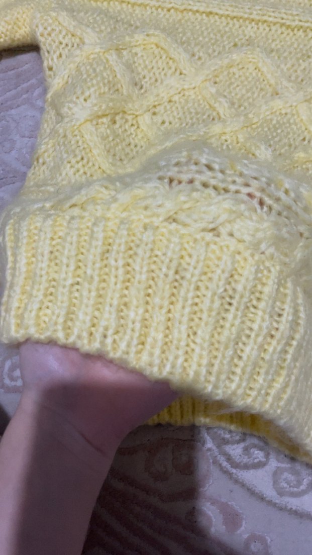 Sarı Kadın Kazak - Görsel 2