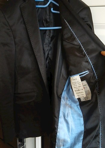 Düğmeli Siyah Erkek Ceket - Görsel 3